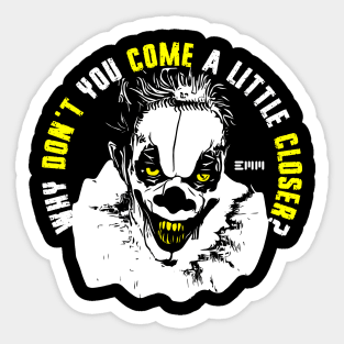 Monster, Zombie, Scary Creature, evil Sticker